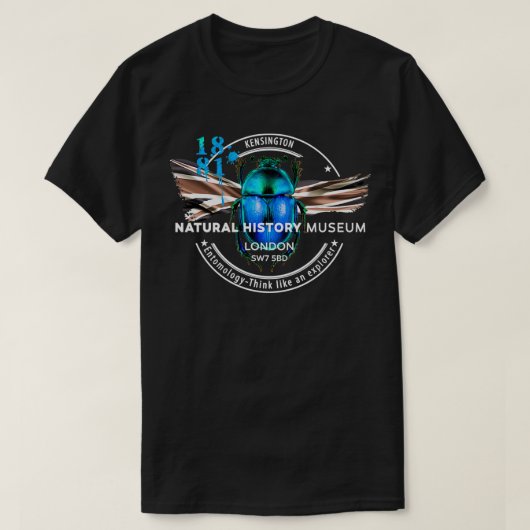 Käfer des Museums für Naturgeschichte T-Shirt (Design vorne)