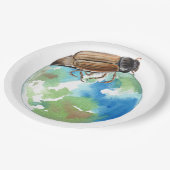 Käfer-Dominion Pappteller (Schrägansicht)