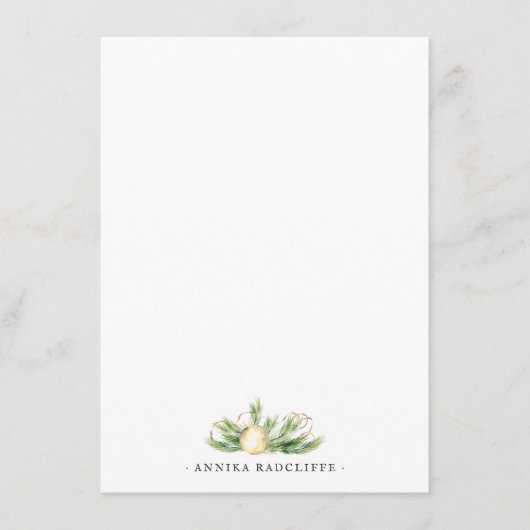 Käfer | Elegante Personalisiert Stationery Begleitkarte (Vorderseite)