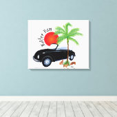 Käfer Fan Leinwanddruck (Insitu (Holzboden))