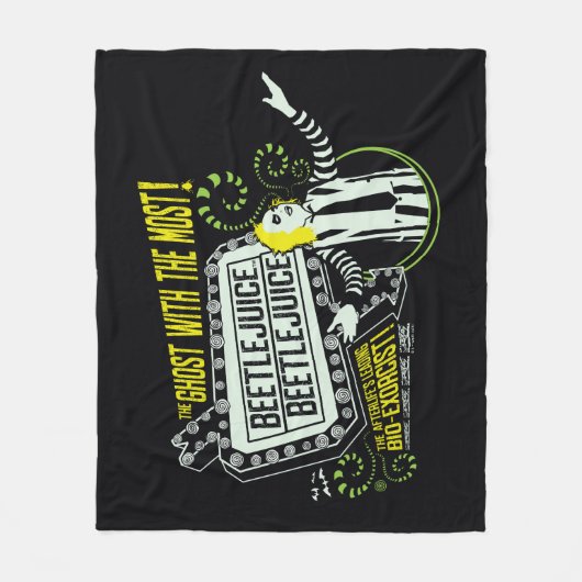 Käfer | "Geist mit dem Besten" Marquee Fleecedecke (Vorderseite)