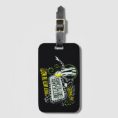 Käfer | "Geist mit dem Besten" Marquee Gepäckanhänger (Vorderseite Vertikal)