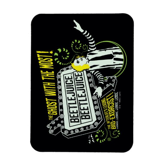 Käfer | "Geist mit dem Besten" Marquee Magnet (Vertikal)