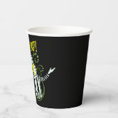 Käfer | "Geist mit dem Besten" Marquee Pappbecher (Rückseite)