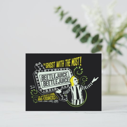 Käfer | "Geist mit dem Besten" Marquee Postkarte (Stehend Vorderseite)