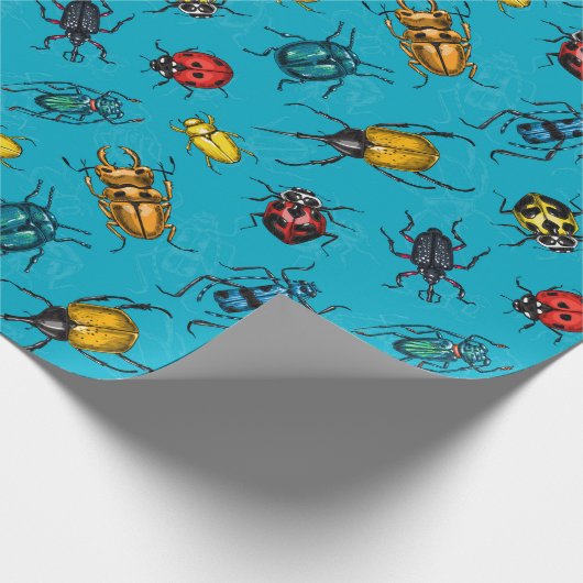 Käfer Geschenkpapier (Ecke)