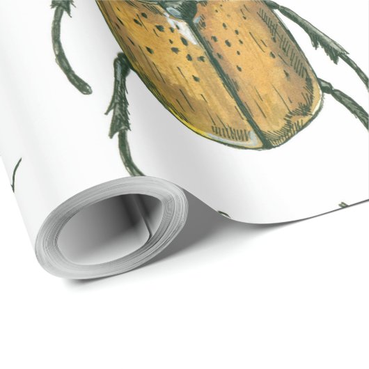 Käfer Geschenkpapier (Rolleneckpunkt)