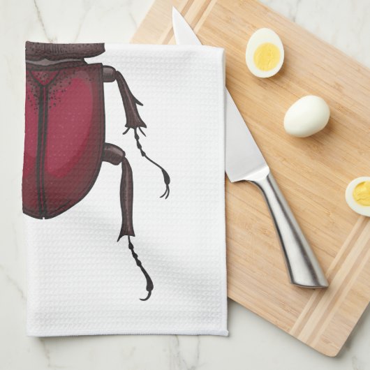 Käfer Geschirrtuch (Viertel Falte)