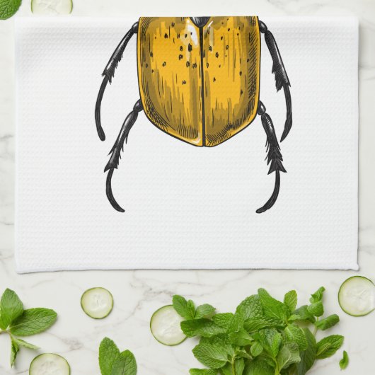 Käfer Geschirrtuch (Gefaltet)