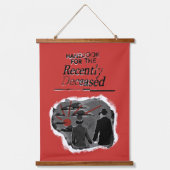 Käfer | Handbuch für jüngst verstorbene Personen Wandteppich Mit Holzrahmen (Vorderseite)