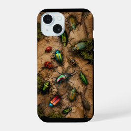 Käfer-Handyhülle Waldjuwelen iPhone 15 Hülle