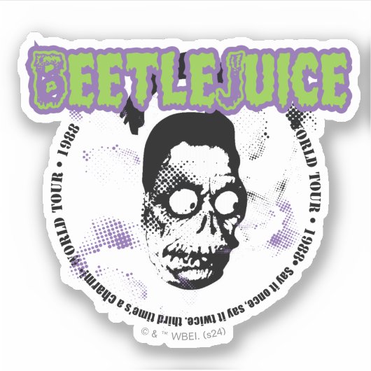 Käfer | Harry the Hunter Shrunken Head Aufkleber (Vorderseite)