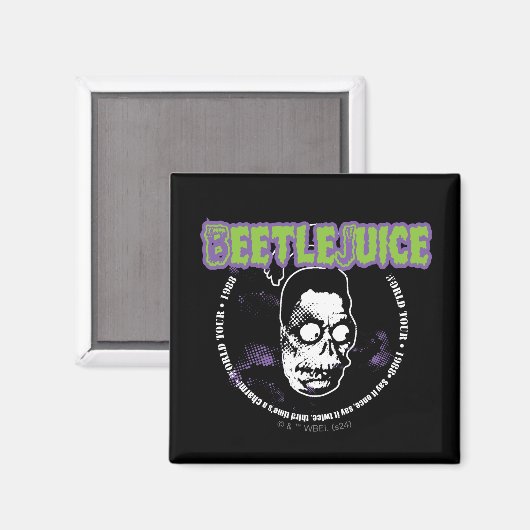 Käfer | Harry the Hunter Shrunken Head Magnet (Vorderseite/Rückseite)