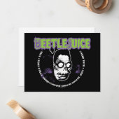 Käfer | Harry the Hunter Shrunken Head Mitteilungskarte (Vorderseite/Rückseite Beispiel)