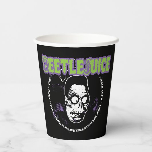 Käfer | Harry the Hunter Shrunken Head Pappbecher (Rückseite)