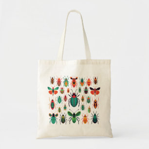Käfer-Herbarium Farbige Natur Geschenk für Sie Tragetasche