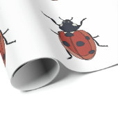 Käfer Insect Ladybug Käfer Geschenkpapier (Rolleneckpunkt)