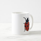 Käfer Insect Ladybug Käfer Kaffeetasse (VorderseiteRechts)