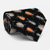 Käfer-Insektenmuster Krawatte (Gerollt)