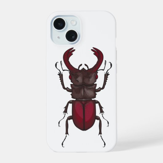 Käfer iPhone 15 Hülle (Rückseite)