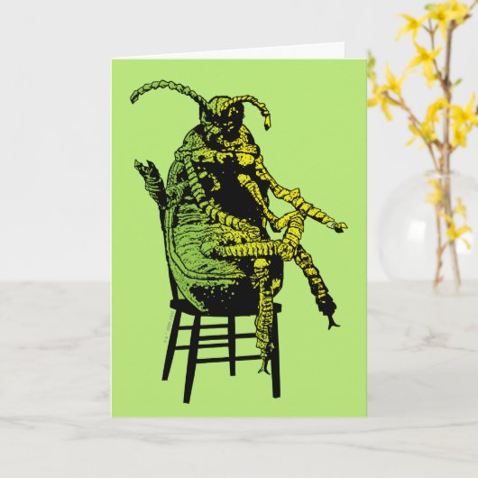 Käfer | Käfer im Vorsitz Karte (Gelbe Blume)