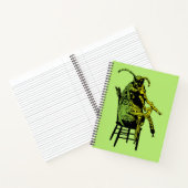 Käfer | Käfer im Vorsitz Notizblock (Innenseite)