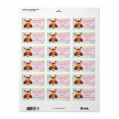 Käfer Karlchen Adressaufkleber (Vorne)