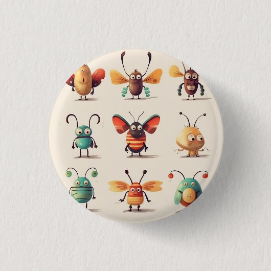 Käfer, Kreatur Abzeichen, Knopf, Stift, seltsamer Button (Vorderseite)
