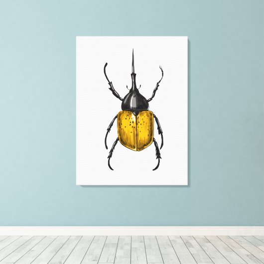 Käfer Leinwanddruck (Insitu (Holzboden))