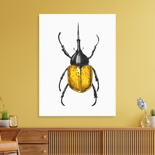 Käfer Leinwanddruck (Insitu (Wohnzimmer))