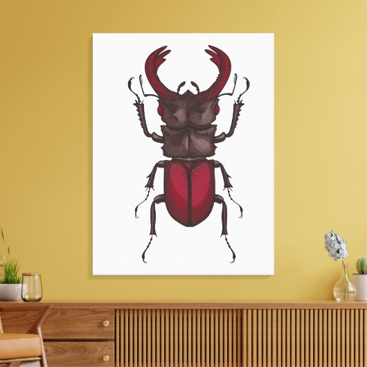 Käfer Leinwanddruck (Insitu (Wohnzimmer))