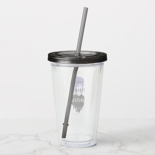 Käfer | Lydia "Seltsam und ungewöhnlich" Grafik Acryltrinkbecher (Rückseite)