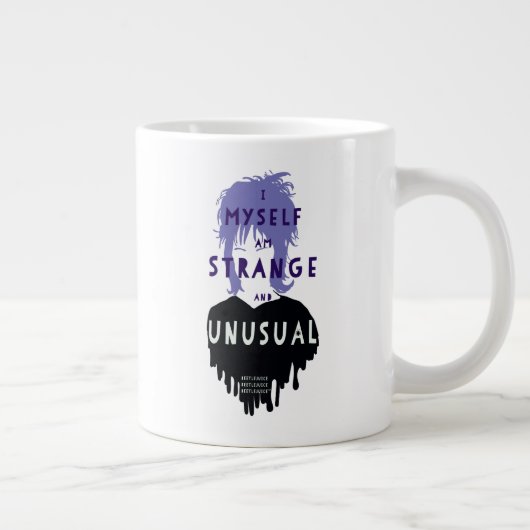 Käfer | Lydia "Seltsam und ungewöhnlich" Grafik Jumbo-Tasse (Rechts)