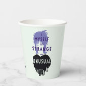 Käfer | Lydia "Seltsam und ungewöhnlich" Grafik Pappbecher (Vorderseite)