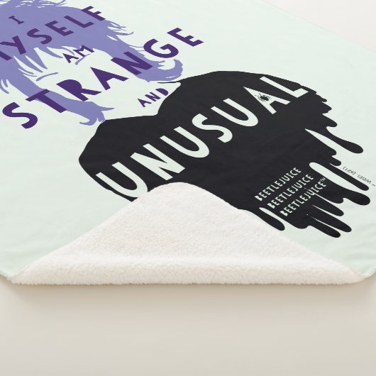 Käfer | Lydia "Seltsam und ungewöhnlich" Grafik Sherpadecke (3/4)