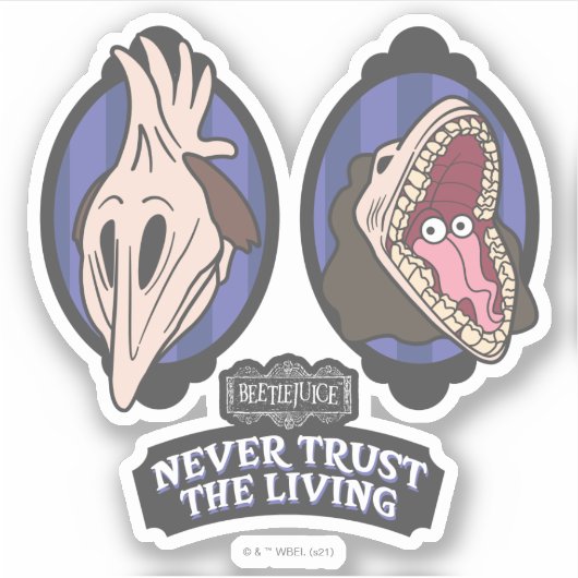 Käfer | Maitlands "Vertraue niemals dem Leben" Aufkleber (Vorderseite)