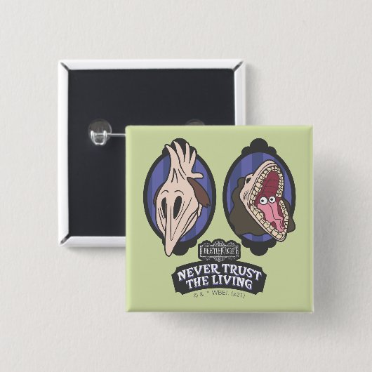 Käfer | Maitlands "Vertraue niemals dem Leben" Button (Vorne & Hinten)