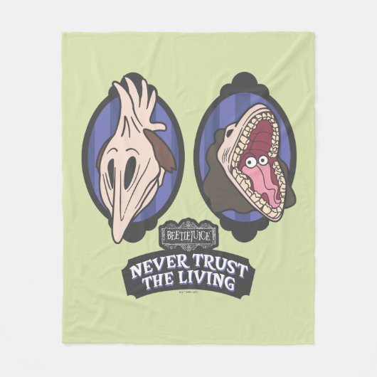 Käfer | Maitlands "Vertraue niemals dem Leben" Fleecedecke (Vorderseite)