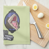 Käfer | Maitlands "Vertraue niemals dem Leben" Geschirrtuch (Viertel Falte)