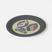 Käfer | Maitlands "Vertraue niemals dem Leben" Pappteller (Schrägansicht)