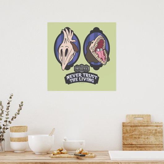 Käfer | Maitlands "Vertraue niemals dem Leben" Poster (Küche)