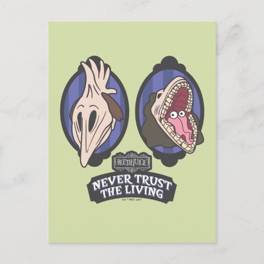 Käfer | Maitlands "Vertraue niemals dem Leben" Postkarte (Vorderseite)