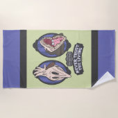 Käfer | Maitlands "Vertraue niemals dem Leben" Strandtuch (Vorderseite)