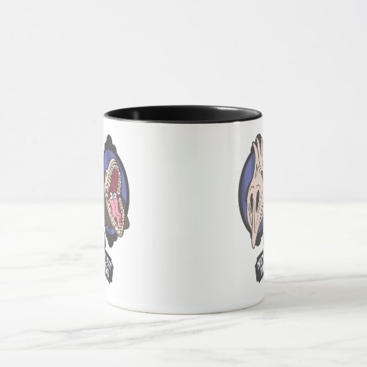 Käfer | Maitlands "Vertraue niemals dem Leben" Tasse (Zentrum)