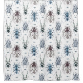 Käfer Mehrfarbiger Duschvorhang (Vorderseite)