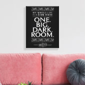 Käfer | Mein ganzes Leben ist ein dunkles Zimmer Leinwanddruck (Insitu (Wohnzimmer))