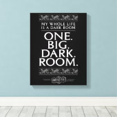 Käfer | Mein ganzes Leben ist ein dunkles Zimmer Leinwanddruck (Insitu (Holzboden))