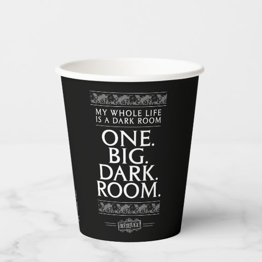 Käfer | Mein ganzes Leben ist ein dunkles Zimmer Pappbecher (Vorderseite)