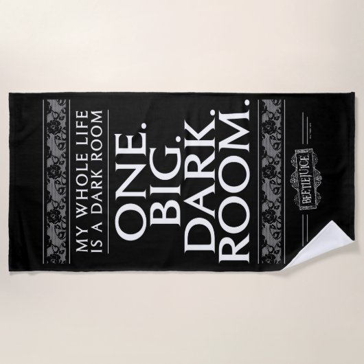 Käfer | Mein ganzes Leben ist ein dunkles Zimmer Strandtuch (Vorderseite)