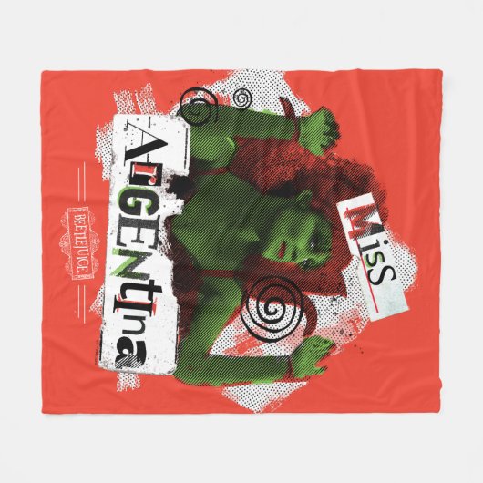 Käfer | Miss Argentinien Fleecedecke (Vorderseite (Horizontal))